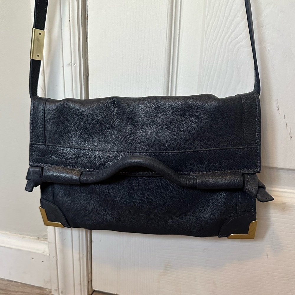 Foley & Corrina Navy Blue Crossbody Bag